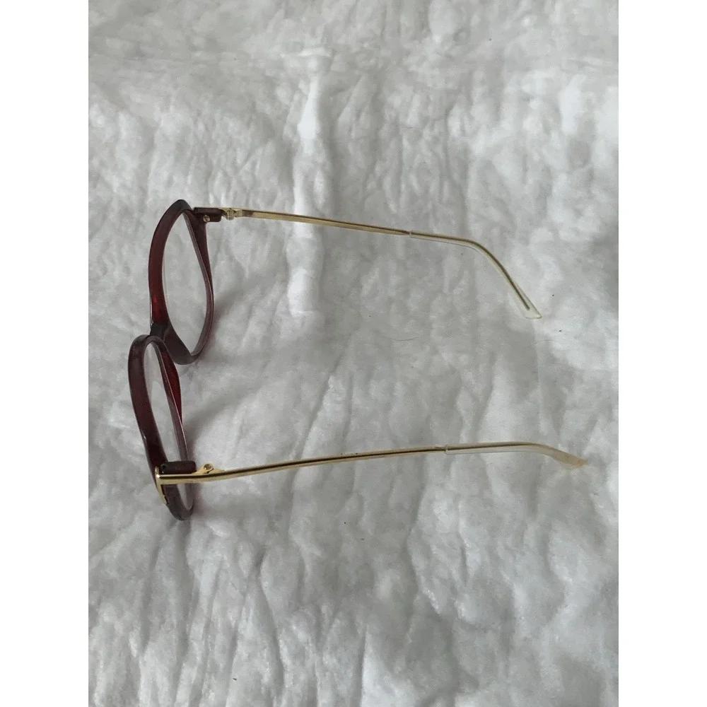 Penn Optics USA 32 925R Women's Plastic Oversize Glasses Reddish Frames Only